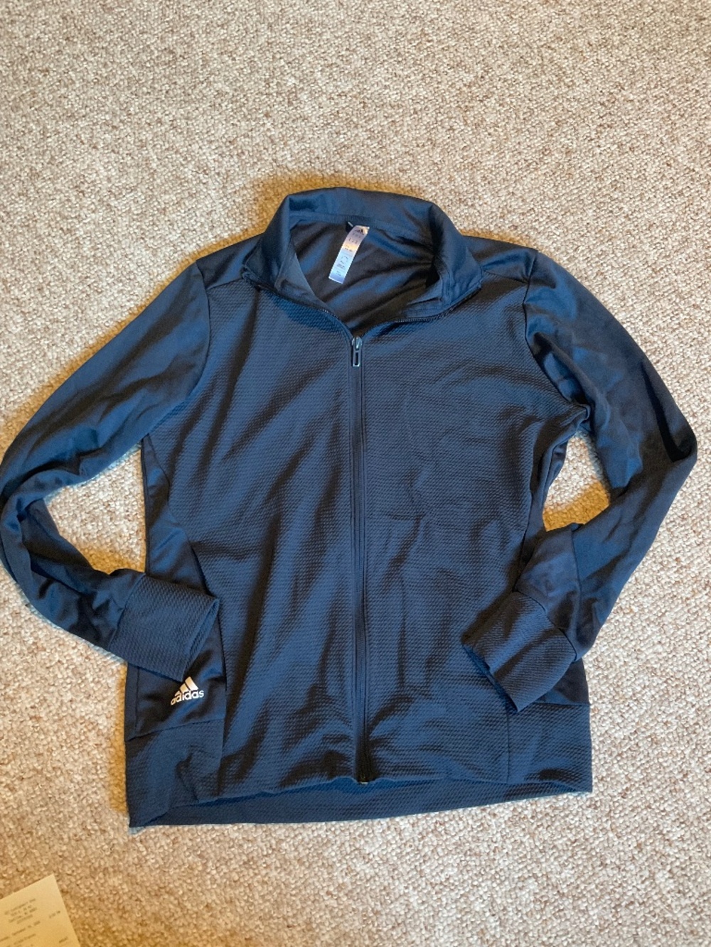 Navy Adidas track jacket M
